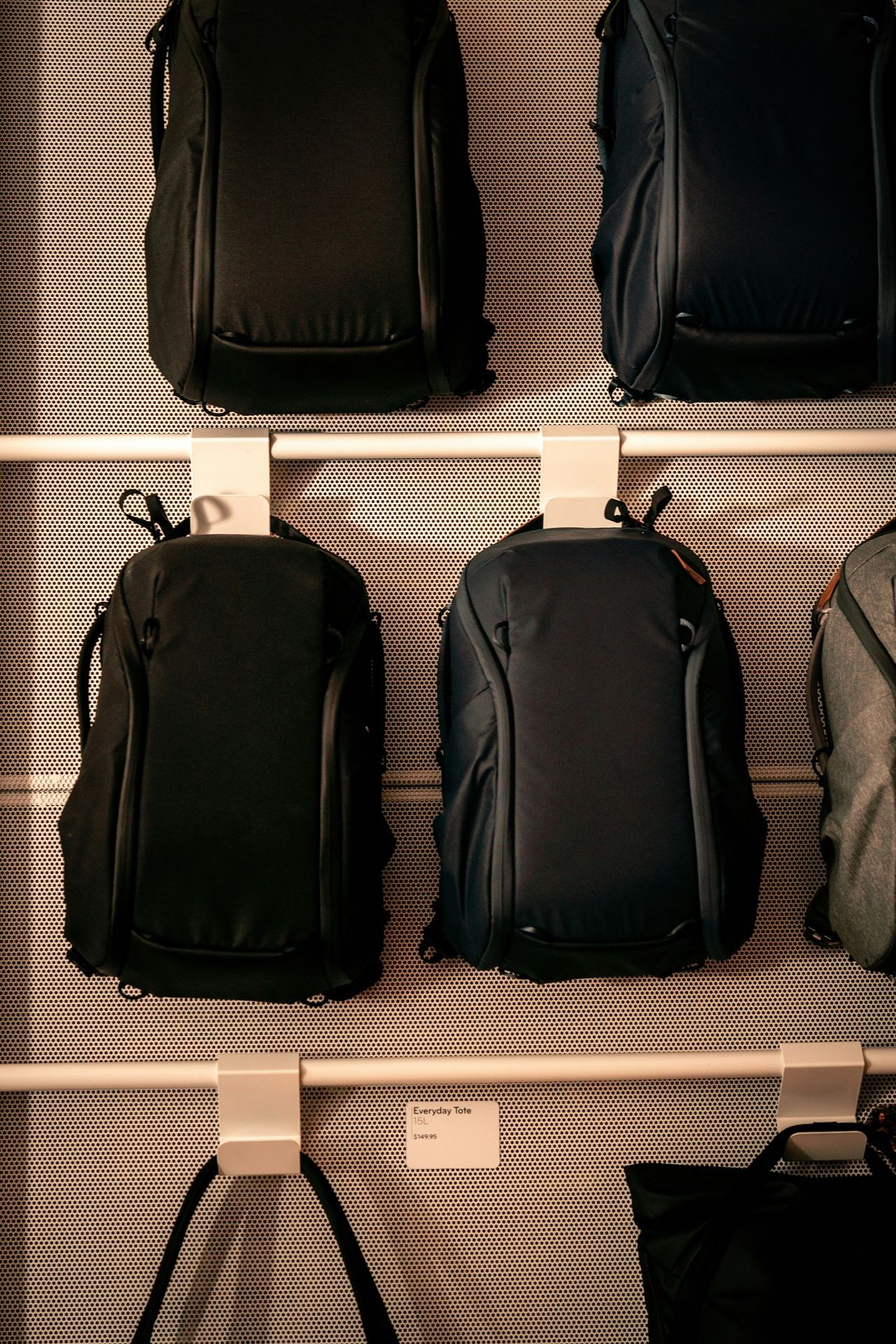 Backpack securely stored at Radical Storage locker while traveling